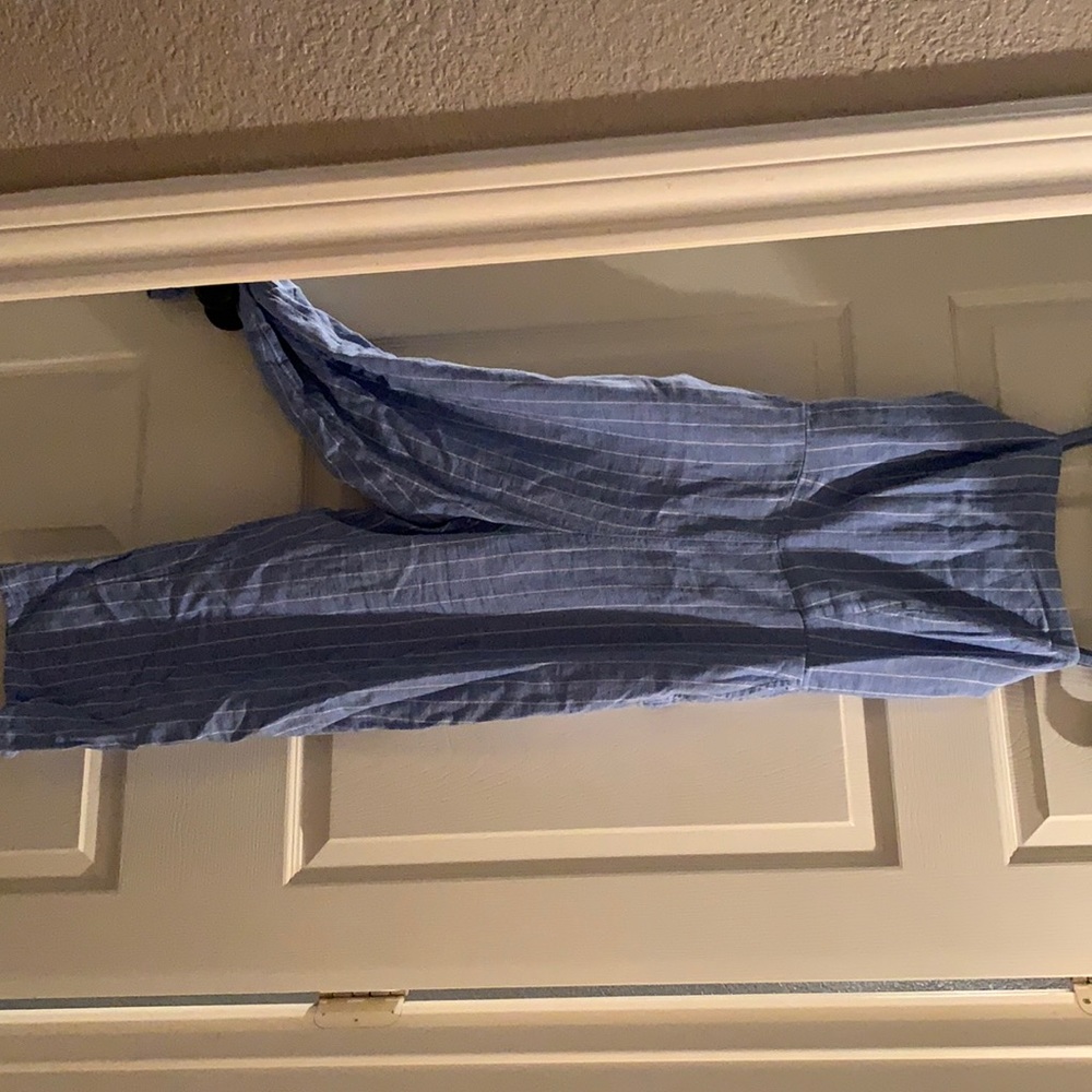 Pin striped jumpsuit